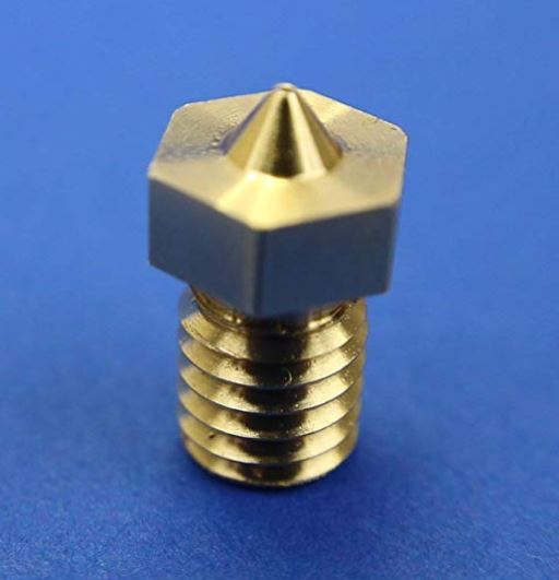 Genuine E3D Brass V6 Nozzle - 1.75mm x 0.25mm V6-NOZZLE-175-250