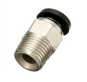 PC4-01 Pneumatic Connector For 1.75mm PTFE Tube Quick Coupler Feed Inlet